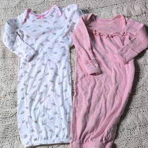 💥 2pc NB Carter's Sleepdress